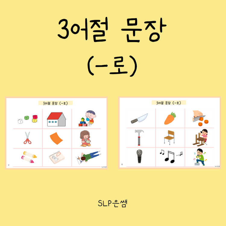 3어절 문장(-로) [SLP은쌤]